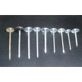 Unghie di copertura zincata con testa ombrello